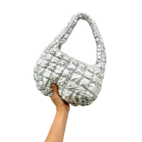 RARE Colour NWT COS Quilted Mini Shoulder Bag - Picture 3 of 8